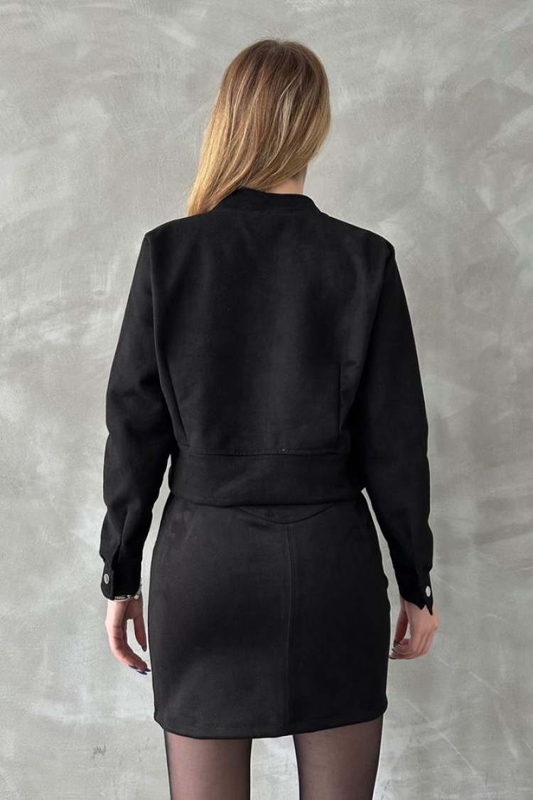 F 1551 Zippered Coat
