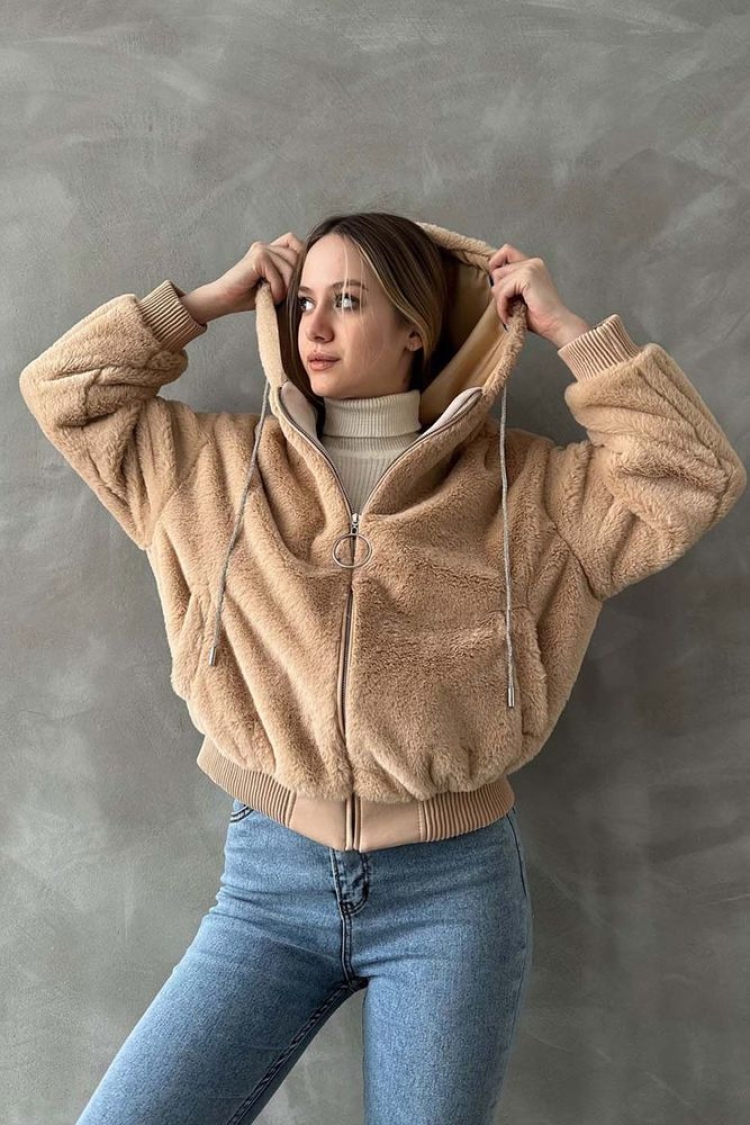 Taş F 1575 Peruş Coat - Topshow - Globality Store - Women Clothes Wholesale Turkey