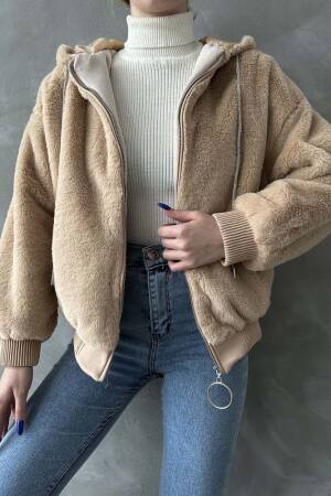 Taş F 1575 Peruş Coat - Topshow - Globality Store - Women Clothes Wholesale Turkey