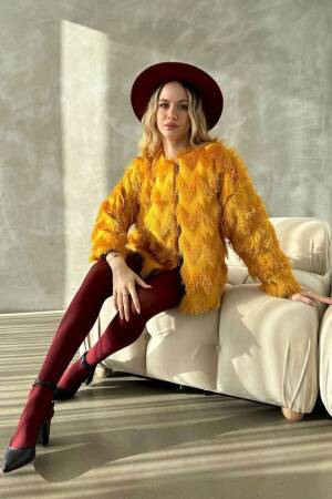 Faux Fur Jacket - Topshow - Globality Store - Women Clothes Wholesale Turkey