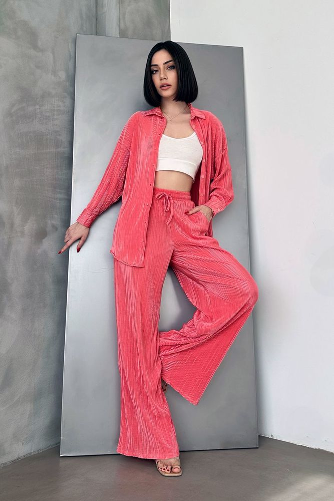 D 2387 Pleated Trousers