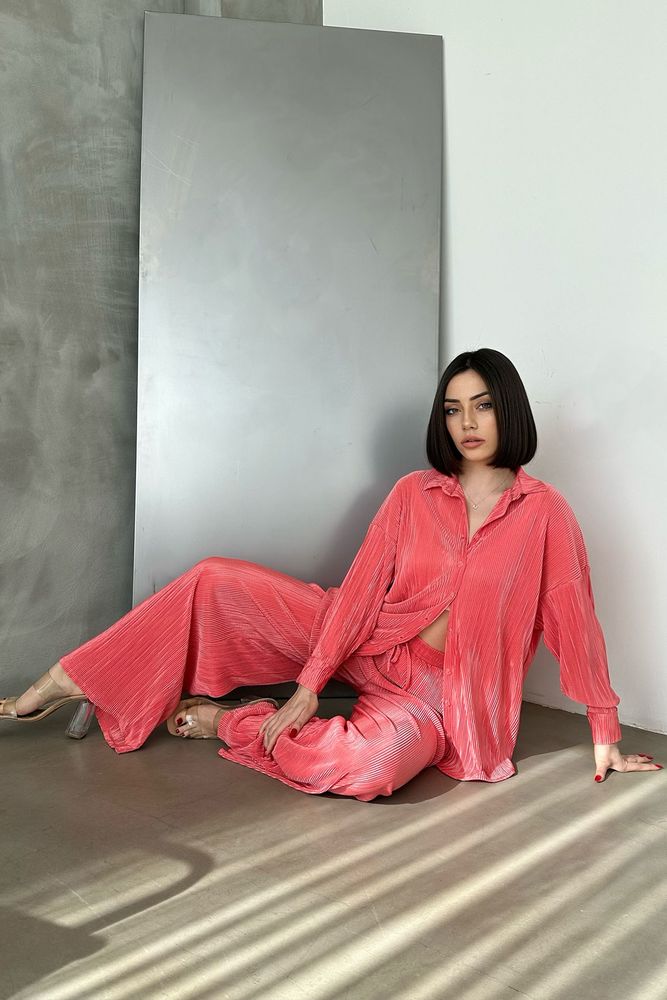 D 2387 Pleated Trousers