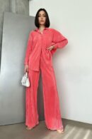 D 2387 Pleated Trousers - Topshow - Globality Store - Women Clothes Wholesale Turkey