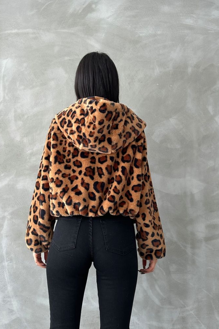Leopard Patterned Coat