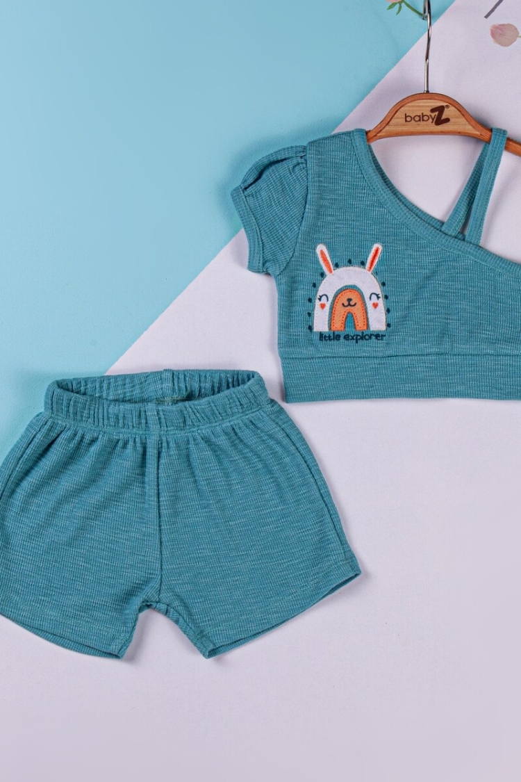 Wholesale Baby 2-Piece Set with T-shirt and Shorts 6-18M - BabyZ - Globality Store - Kids Baby Clothes Wholesale