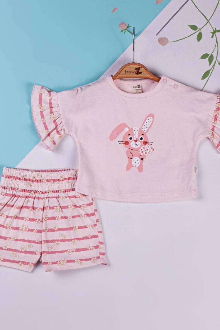 Wholesale Baby 2-Piece T-shirt and Shorts Set 6-18M - BabyZ - Globality Store - Kids Baby Clothes Wholesale