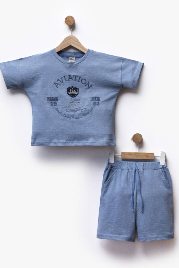 Wholesale Baby Boy 2pcs T-shirt and Shorts Set 2-5Y - Flexi Baby - Globality Store - Kids Baby Clothes Wholesale