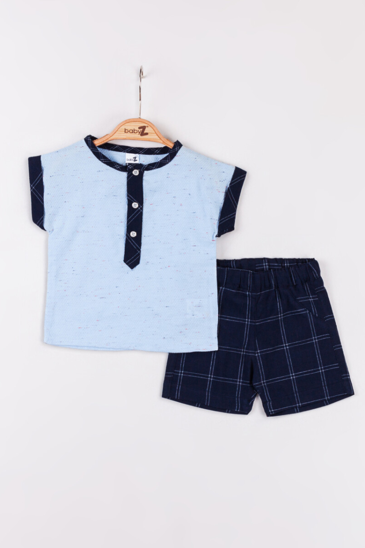 Wholesale Baby Boys 2-Pieces T-shirt and Short Set 6-18M - BabyZ - Globality Store - Kids Baby Clothes Wholesale