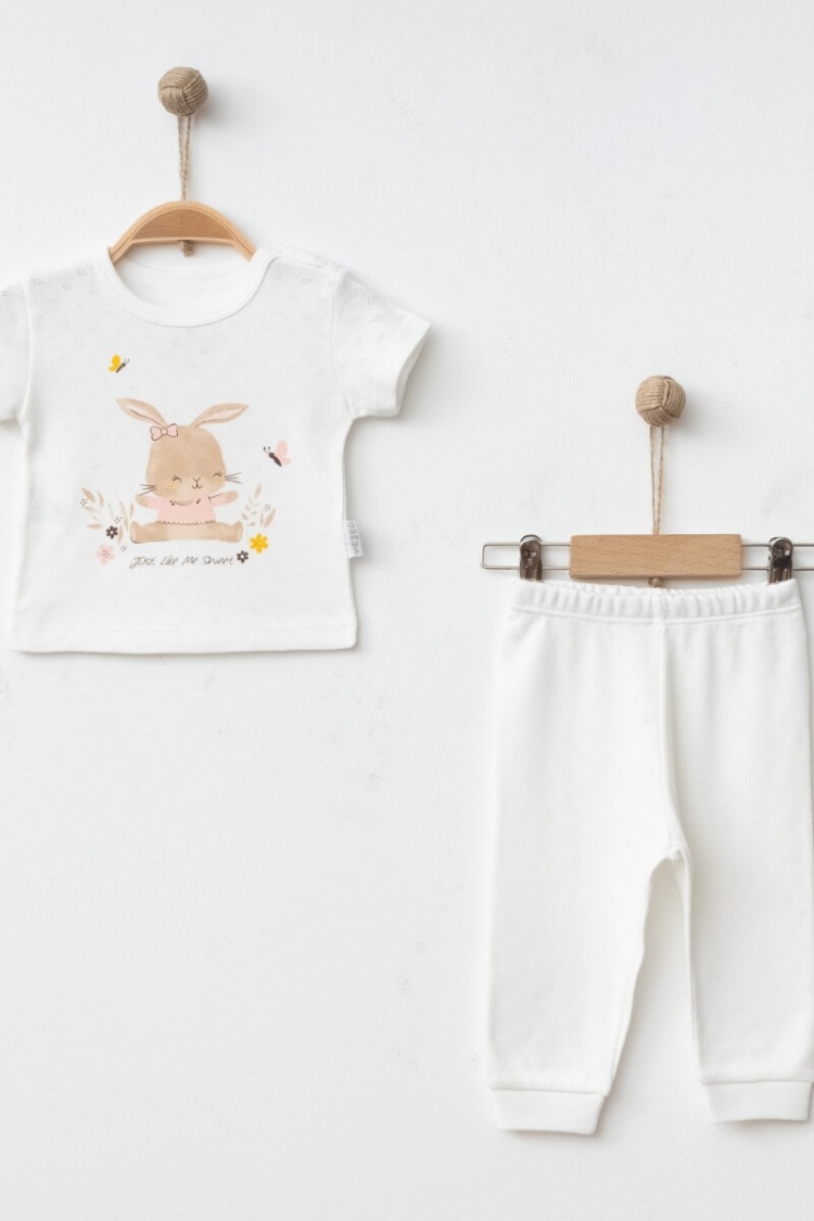 Wholesale Baby Girls 2-Piece Pajamas Set 6-18M - Gümüş Baby - Globality Store - Kids Baby Clothes Wholesale