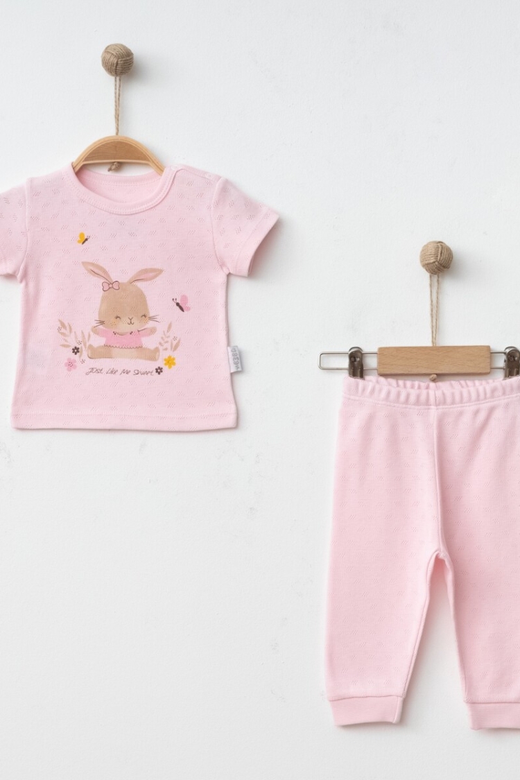 Wholesale Baby Girls 2-Piece Pajamas Set 6-18M - Gümüş Baby - Globality Store - Kids Baby Clothes Wholesale