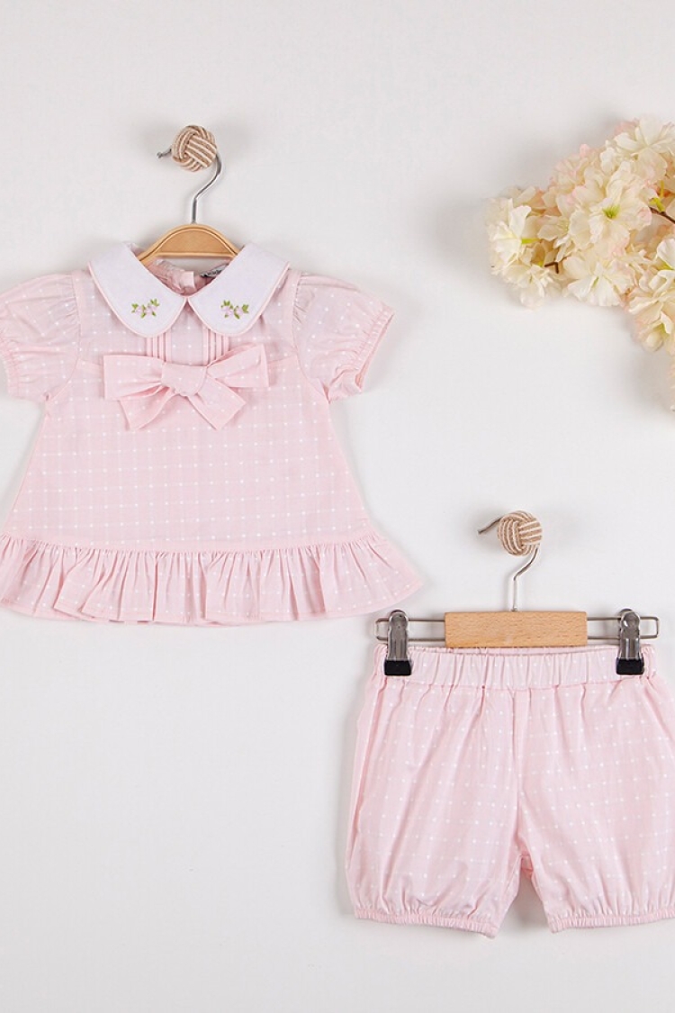 Wholesale Baby Girls 2-Piece Shirt and Shorts Set 6-18M - KidsRoom - Globality Store - Kids Baby Clothes Wholesale