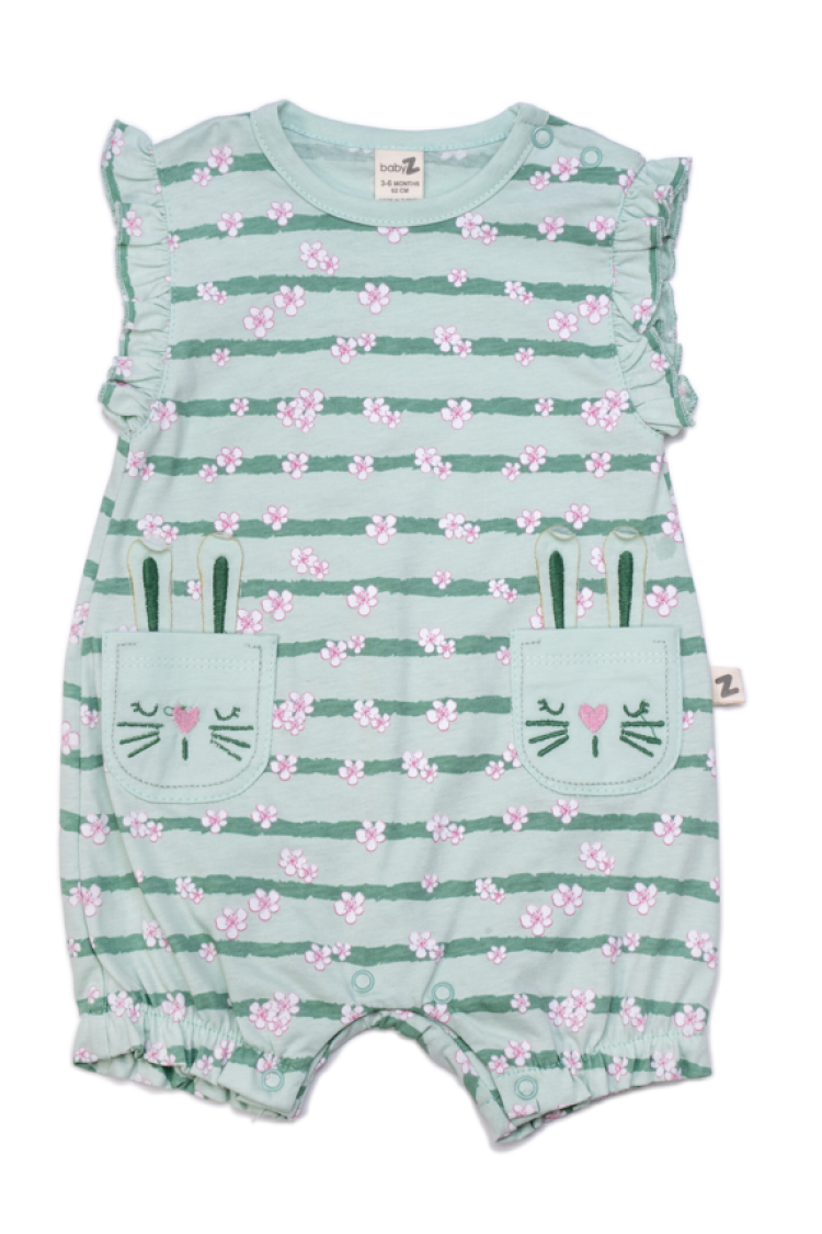 Wholesale Baby Girls Patterned Overalls 3-12M - BabyZ - Globality Store - Kids Baby Clothes Wholesale