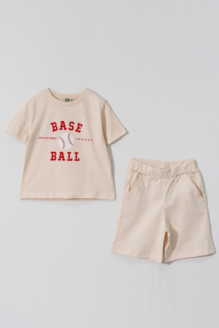 Wholesale Boys 2-Pieces T-shirt and Short Set 2-5Y -  - Globality Store - Kids Baby Clothes Wholesale