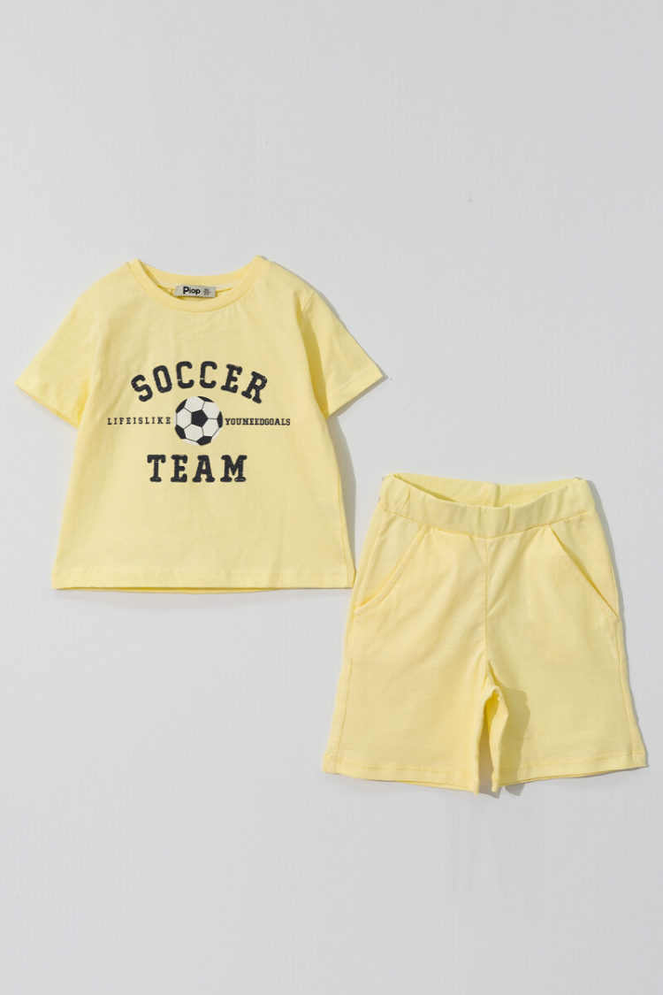 Wholesale Boys 2-Pieces T-shirt and Short Set 2-5Y -  - Globality Store - Kids Baby Clothes Wholesale