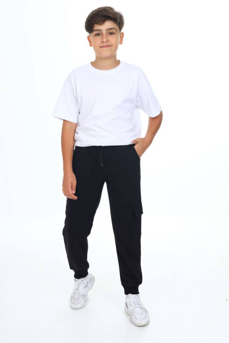Wholesale Boys' Basic Sweatpants 7-10Y - Nickel - Globality Store - Kids Baby Clothes Wholesale