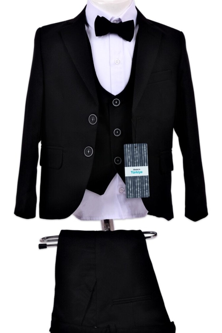 Wholesale Boys Suit Set with Jacket Vest Pants Shirt 1-4Y - Terry - Globality Store - Kids Baby Clothes Wholesale