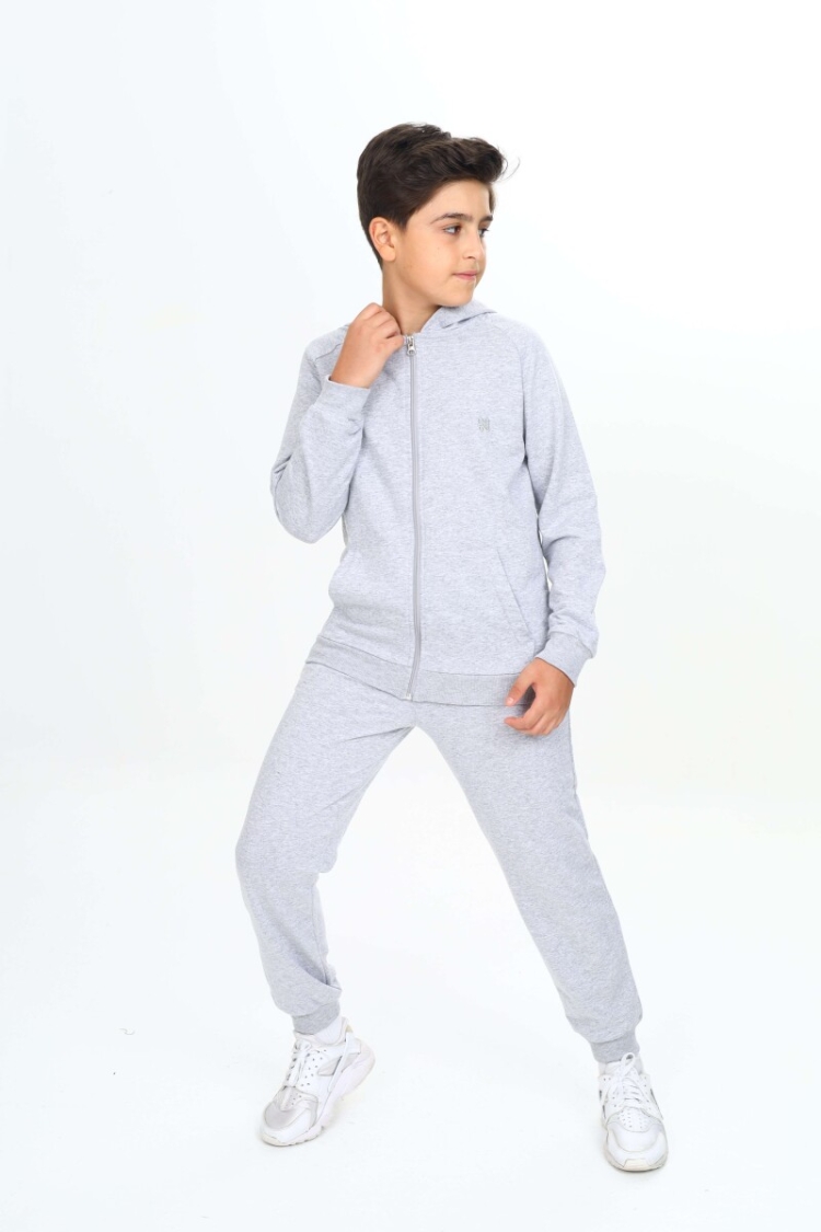 Wholesale Boys Tracksuit Set 11-14Y - Nickel - Globality Store - Kids Baby Clothes Wholesale