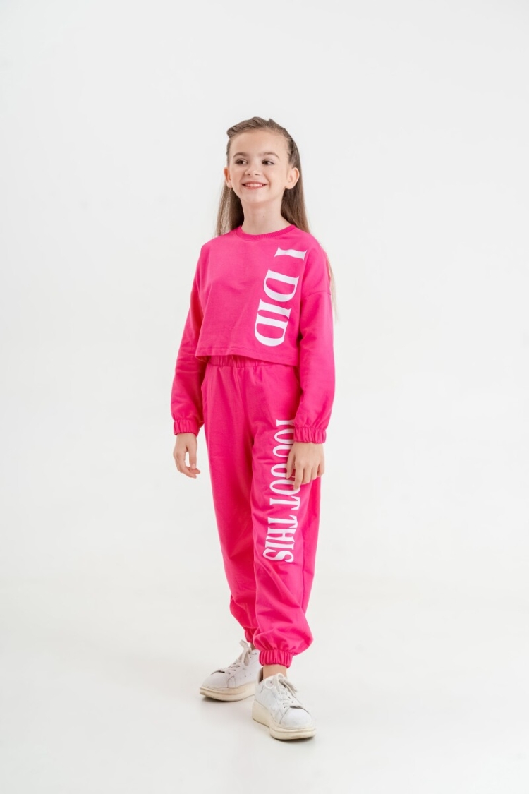 Wholesale Girl 2-Piece Tracksuit Set 6-9Y -  - Globality Store - Kids Baby Clothes Wholesale
