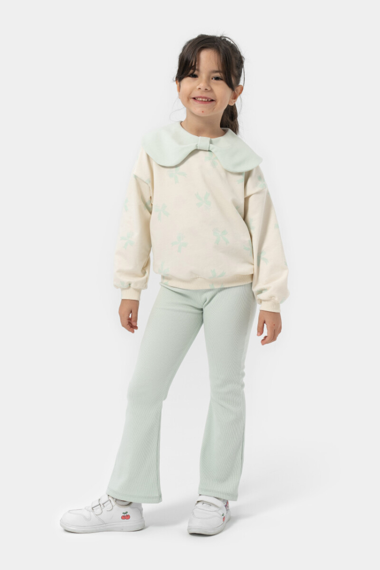 Wholesale Girls 2-Piece Set With Pants 4-7Y - Bupper Kids - Globality Store - Kids Baby Clothes Wholesale