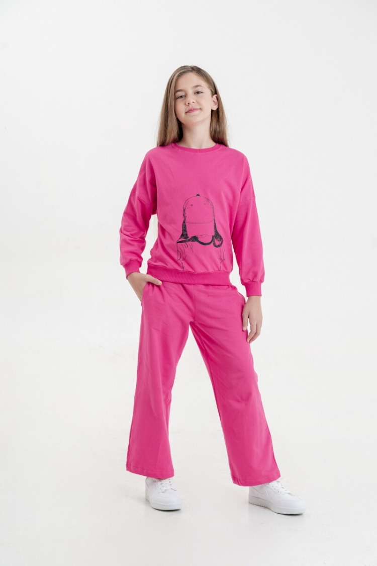 Wholesale Girls 2-Piece Tracksuit Set 7-10Y -  - Globality Store - Kids Baby Clothes Wholesale