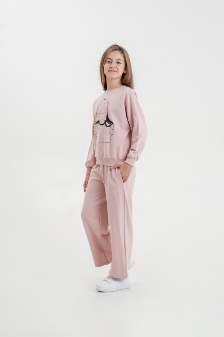 Wholesale Girls 2-Piece Tracksuit Set 7-10Y -  - Globality Store - Kids Baby Clothes Wholesale