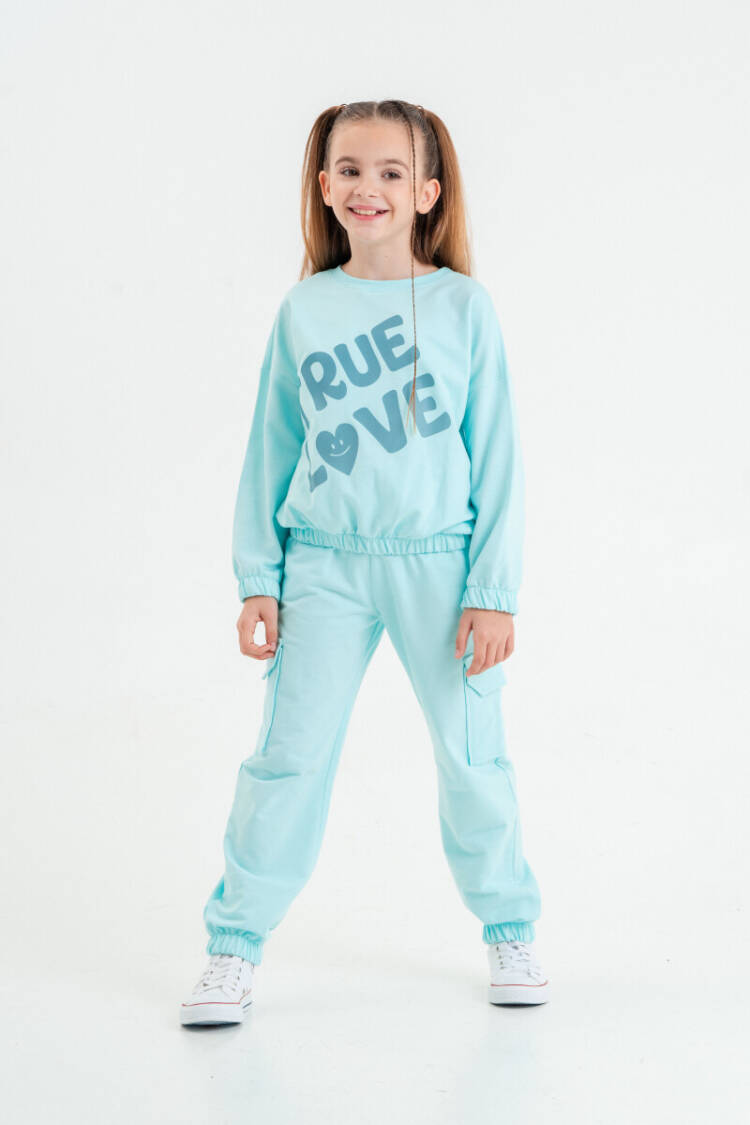 Wholesale Girls 2-Piece Tracksuit Set 9-12Y -  - Globality Store - Kids Baby Clothes Wholesale