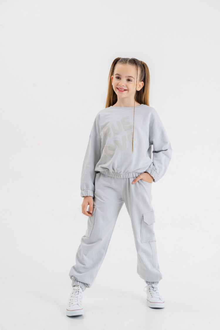 Wholesale Girls 2-Piece Tracksuit Set 9-12Y -  - Globality Store - Kids Baby Clothes Wholesale