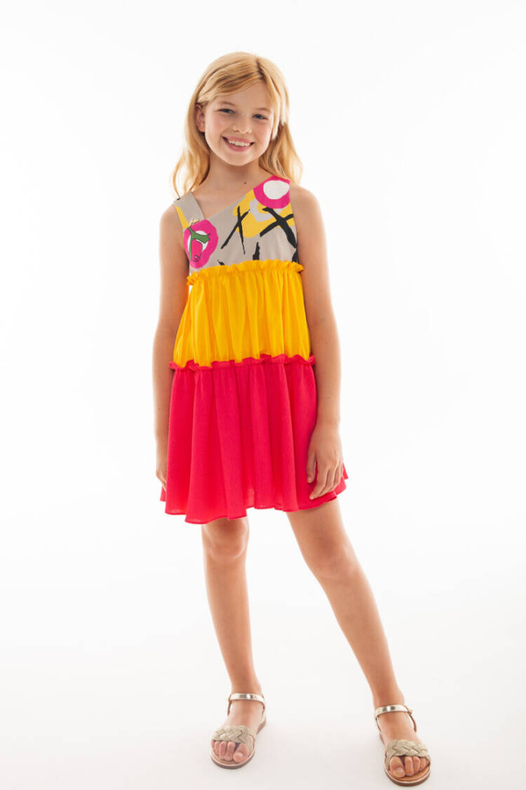 Wholesale Girls Dress 4-12Y -  - Globality Store - Kids Baby Clothes Wholesale