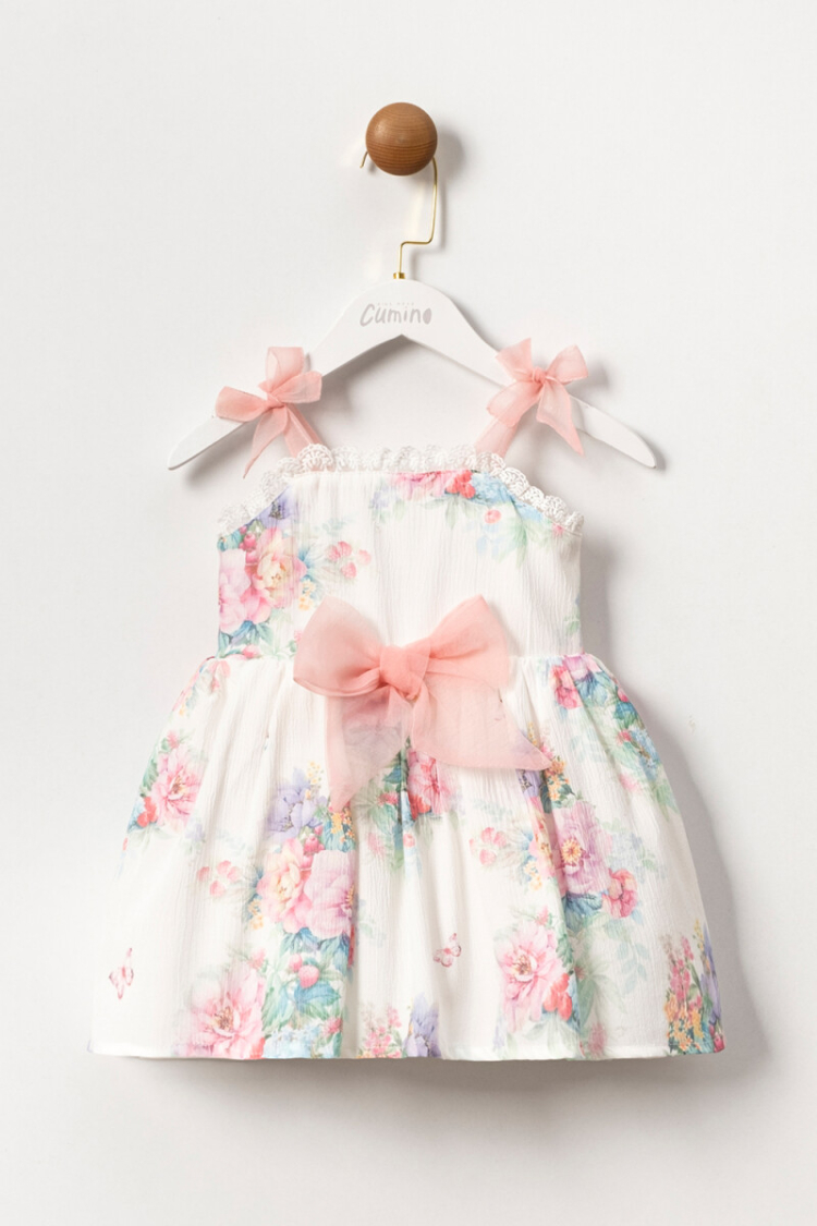 Wholesale Girls Flowery Dress 2-5Y - Cumino - Globality Store - Kids Baby Clothes Wholesale