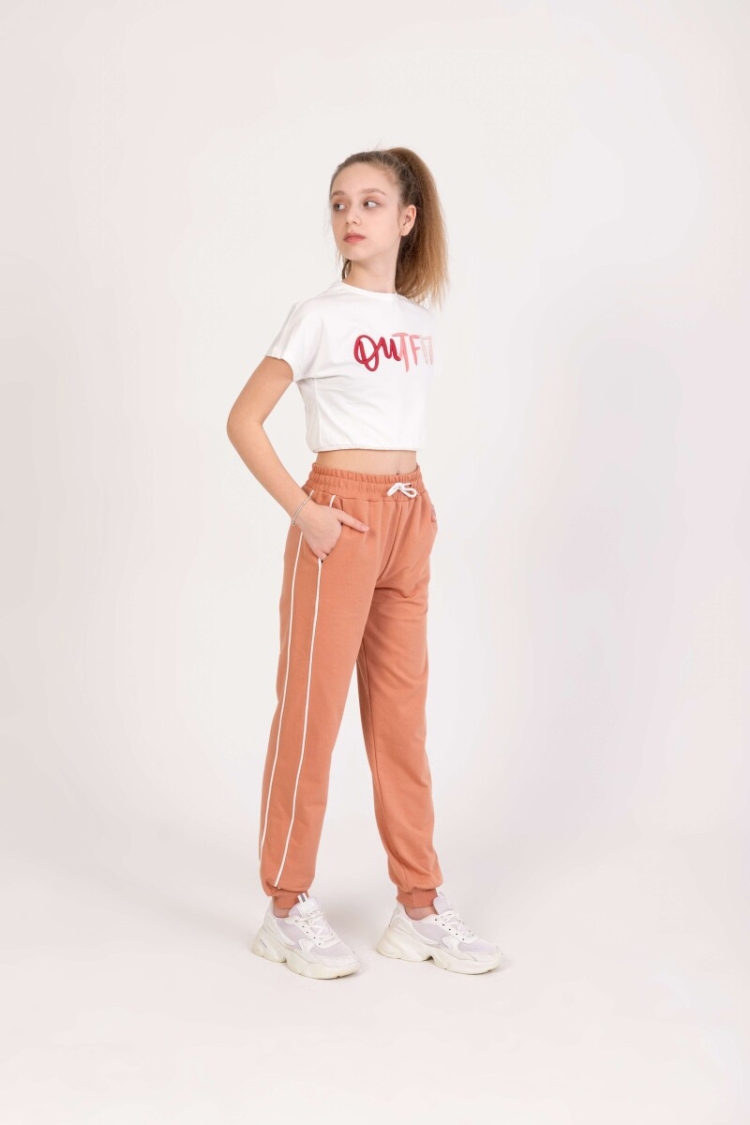 Wholesale Girl's Sweatpants 5-8Y - Nickel - Globality Store - Kids Baby Clothes Wholesale