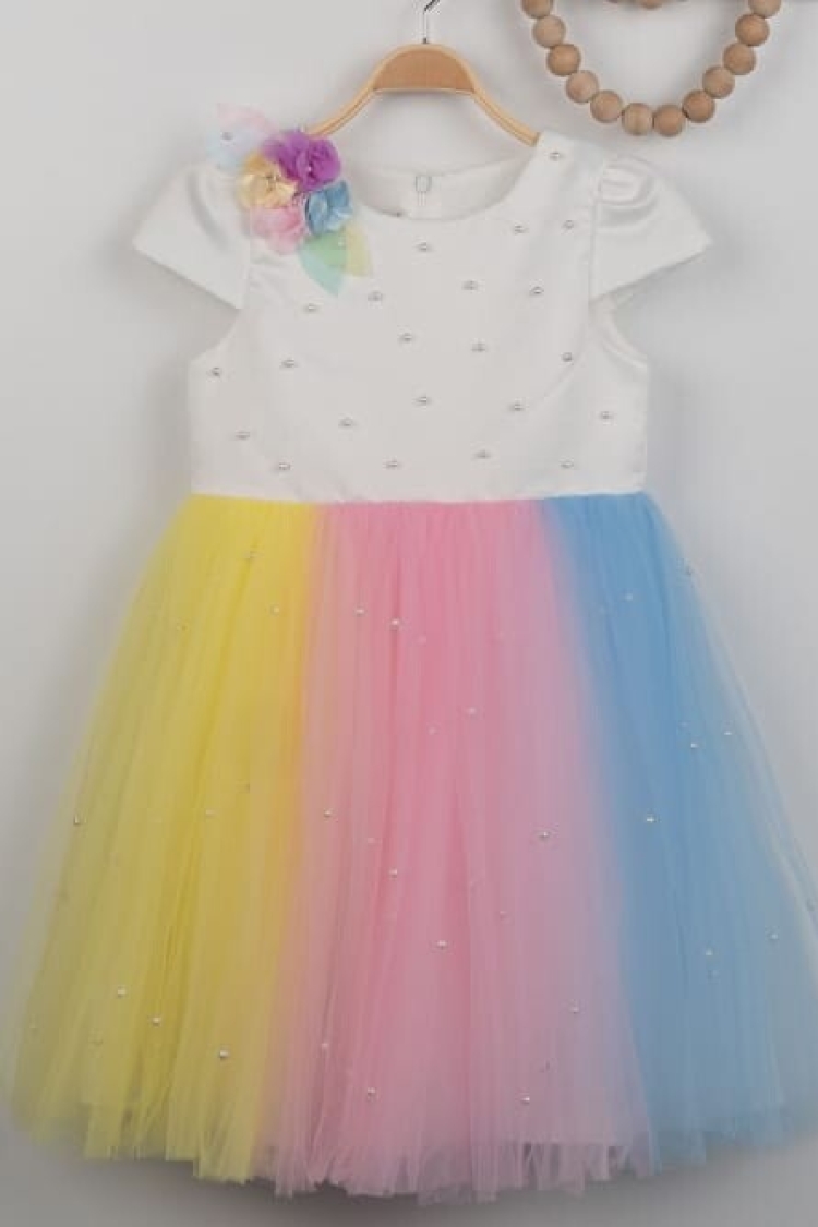 Wholesale Girls Unicorn Tulle Dress 3-6Y -  - Globality Store - Kids Baby Clothes Wholesale