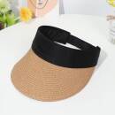Straw Visor Hat - Brand: Axesoire - Women's Clothing Wholesale - Globality Store