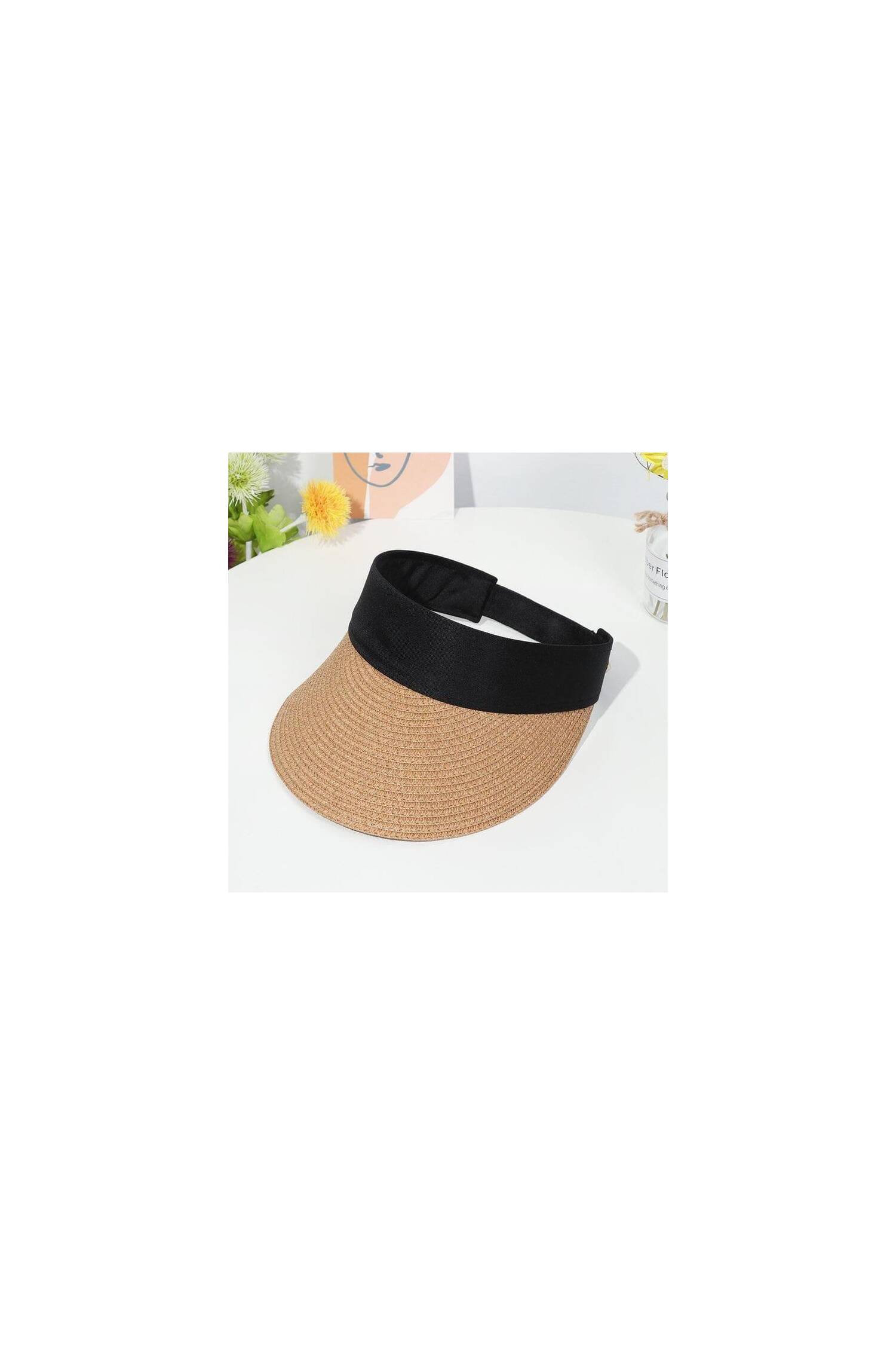 Straw Visor Hat - Brand: Axesoire - Women's Clothing Wholesale - Globality Store