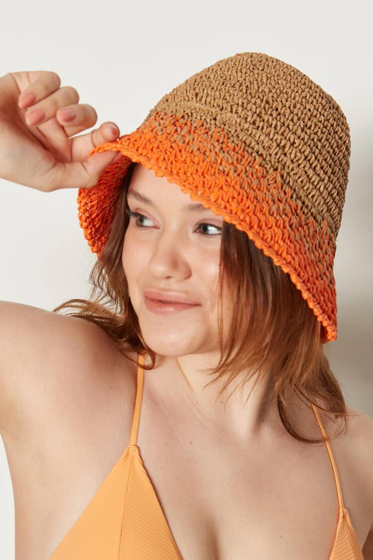 Hand Knitted Straw Hat - Brand: Axesoire - Women's Clothing Wholesale - Globality Store