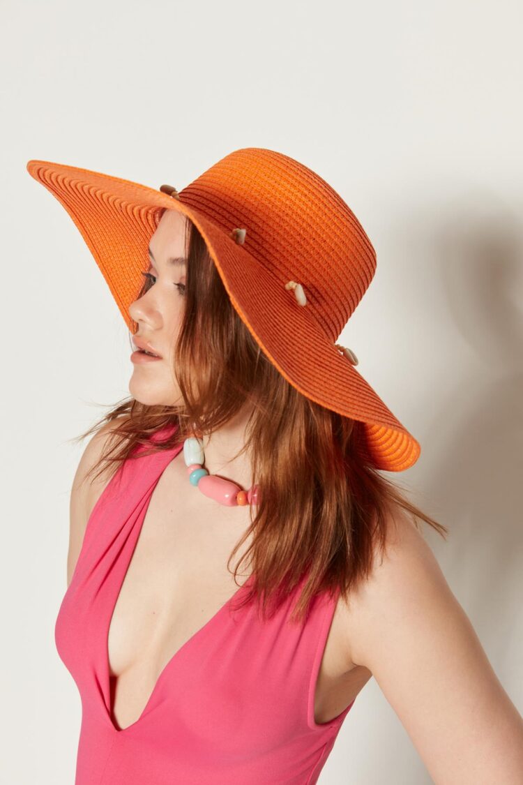 Conch Wide Straw Hat