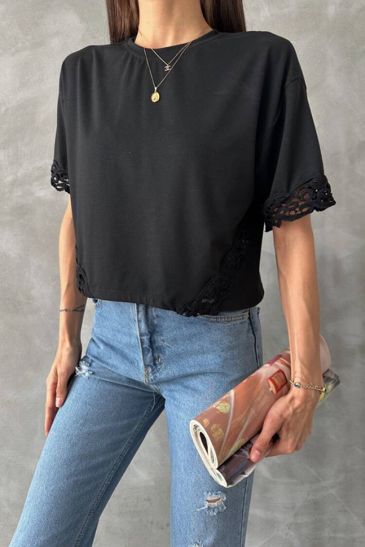 Lace Detailed T-Shirt