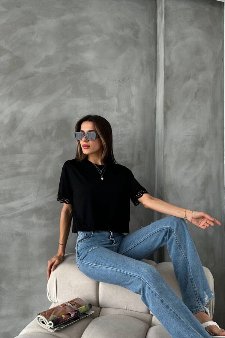 Lace Detailed T-Shirt