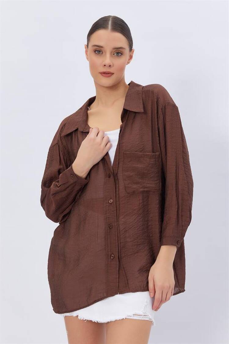 Oversize Shirt With Pockets