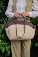 Contrast Tote Bag - Brand: Mina Fashion - Women's Clothing Wholesale - Globality Store