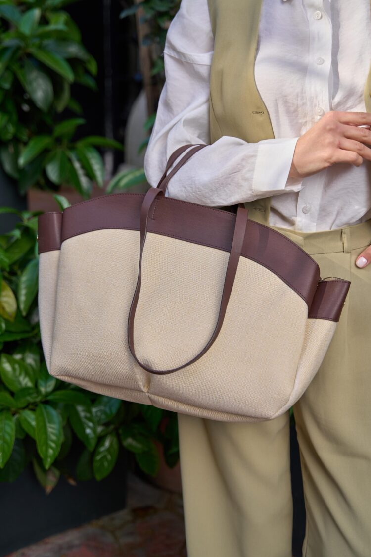Contrast Tote Bag