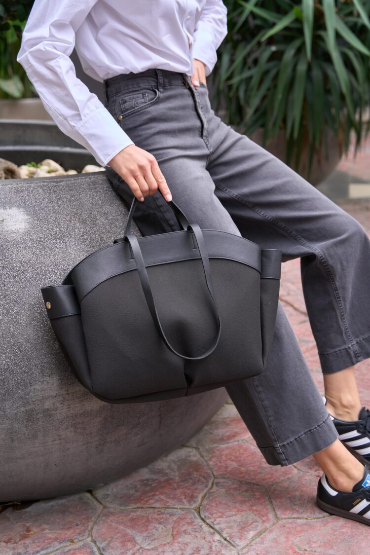 Contrast Tote Bag