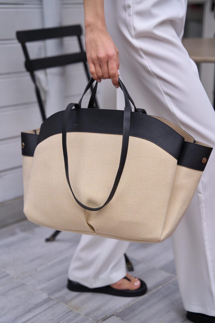 Contrast Tote Bag