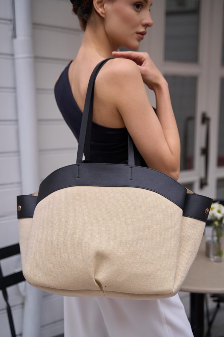 Contrast Tote Bag