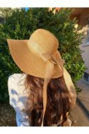 Wide Straw Hat With Jute Rope Bow - Brand: Axesoire - Women's Clothing Wholesale - Globality Store