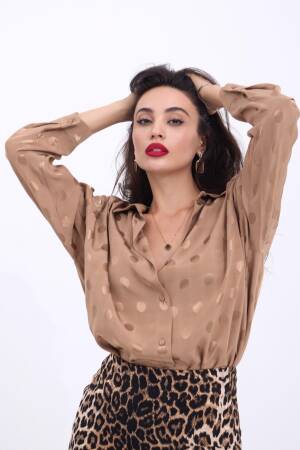 Patterned Shirt - Brand: Fame - Women's Clothing Wholesale - Globality Store