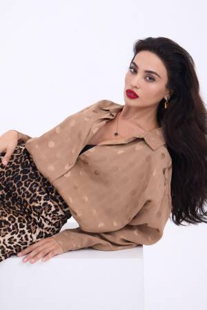 Patterned Shirt - Brand: Fame - Women's Clothing Wholesale - Globality Store