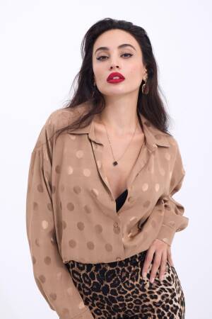 Patterned Shirt - Brand: Fame - Women's Clothing Wholesale - Globality Store