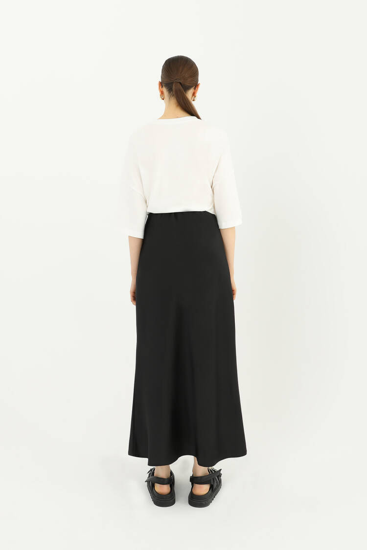 Women's Satin Long Skirt