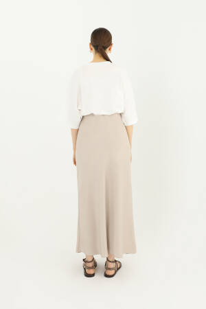 Satin Long Skirt