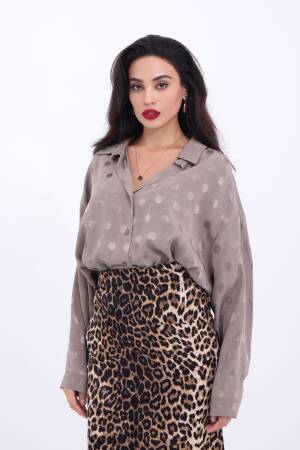 Patterned Shirt - Brand: Fame - Women's Clothing Wholesale - Globality Store